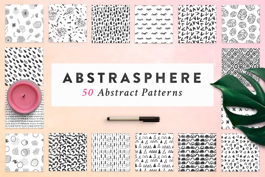 A trendy seamless patterns