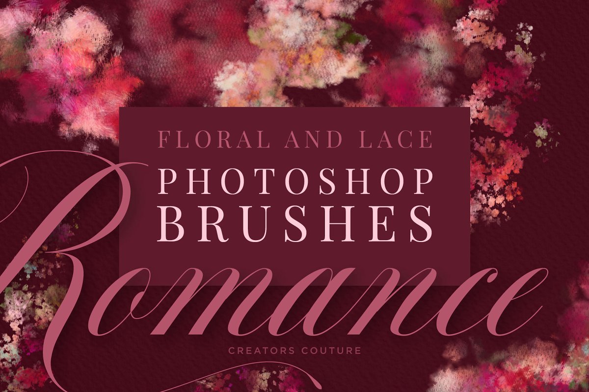 A floral photoshop brushes