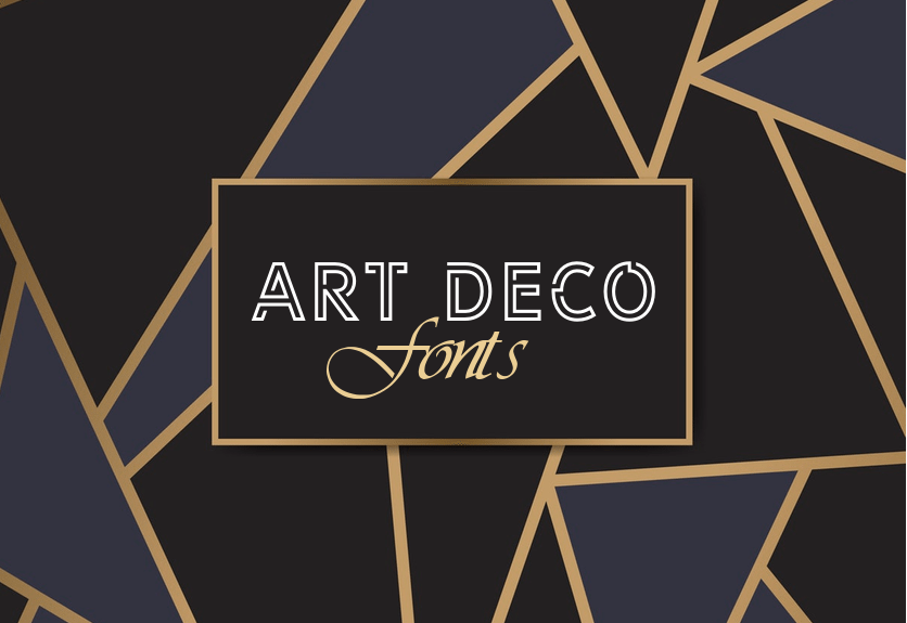 Nieuw 30+ Fabulous Art Deco Fonts for Design in Style | Decolore.Net OY-38