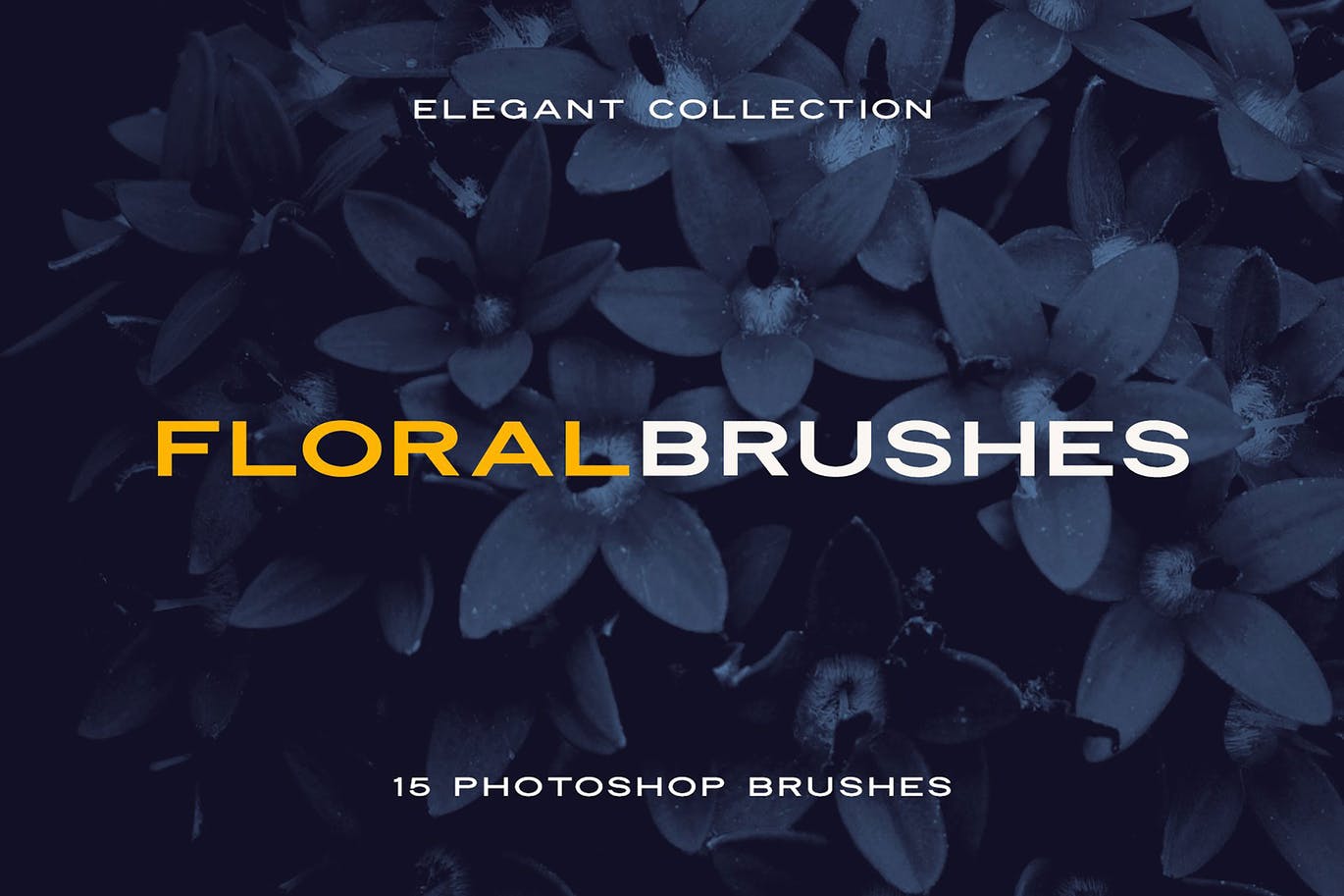 An elegant floral brushes for photoshop