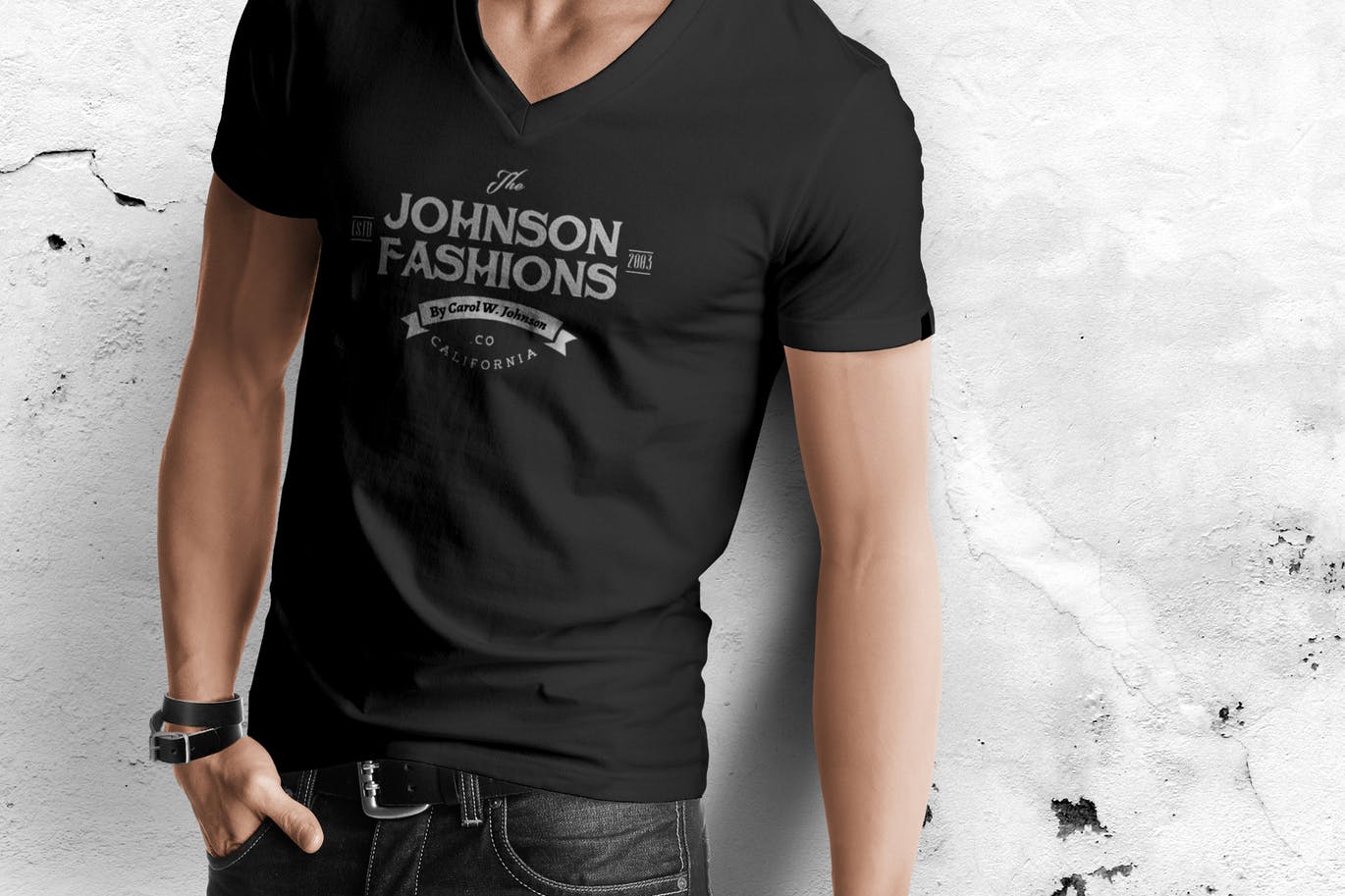 Download 25 Stylish V Neck T Shirt Psd Mockup Templates Decolore Net