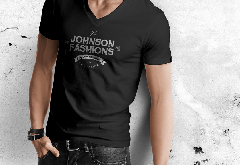 Download 25 Stylish V Neck T Shirt Psd Mockup Templates Decolore Net