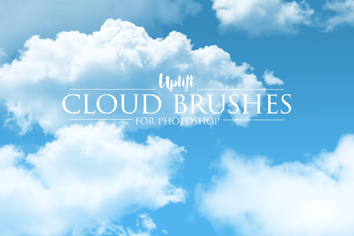 A cloud brushes for photoshop