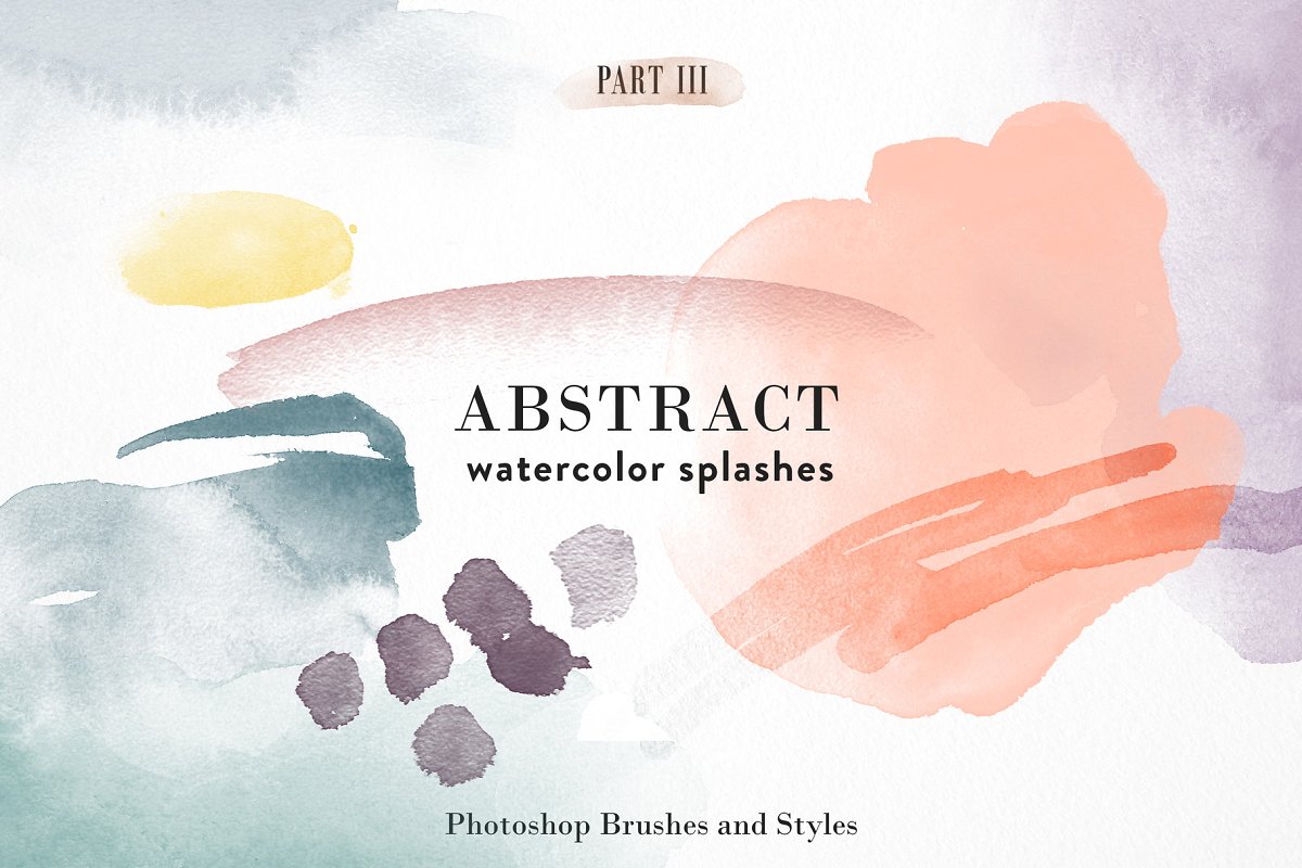 A watercolor photoshop brushes