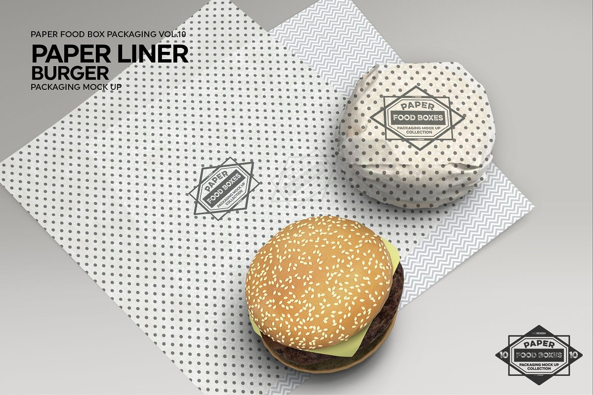 Fast Food Branding And Packaging Mockup Psd