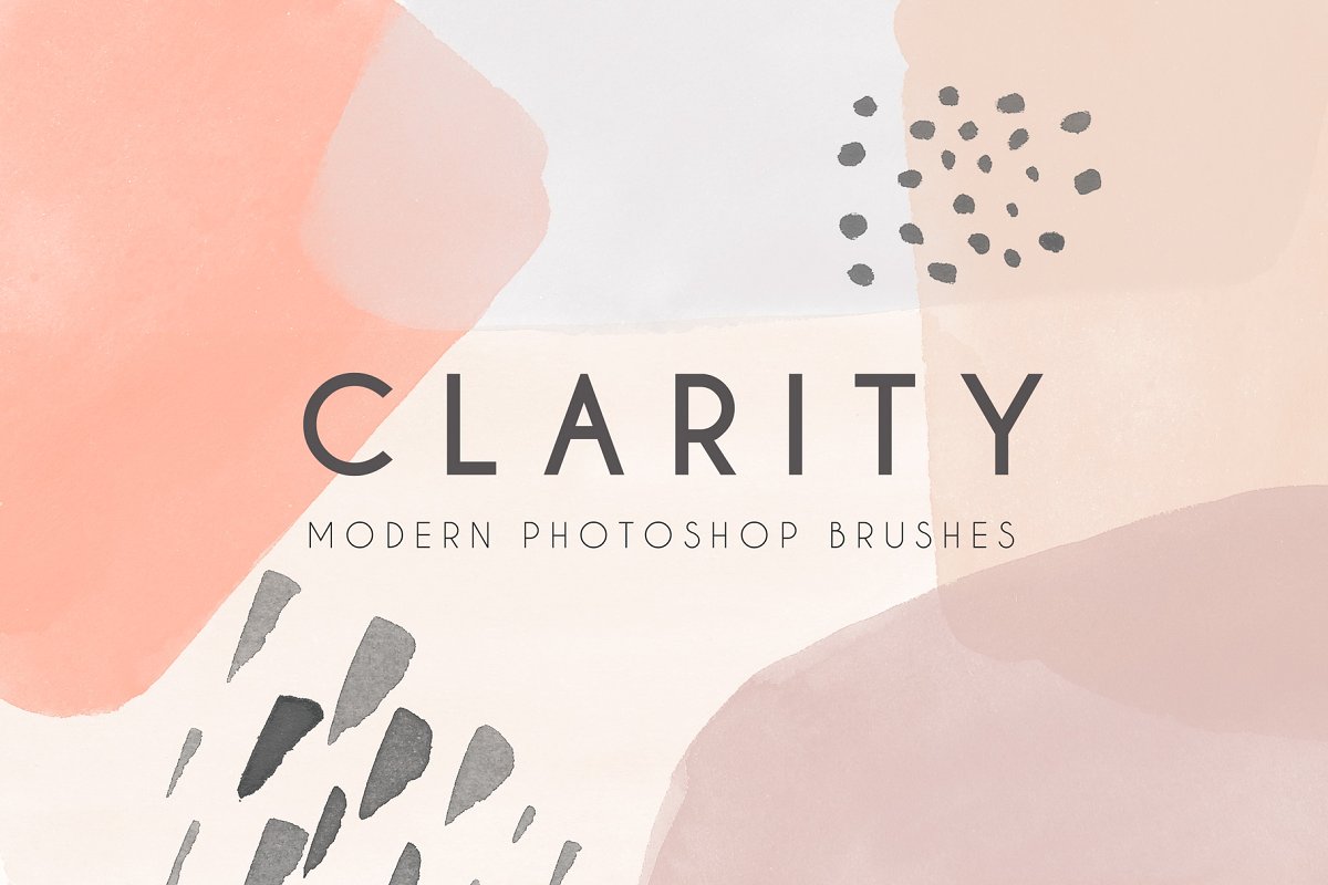 A modern photoshop brushes set