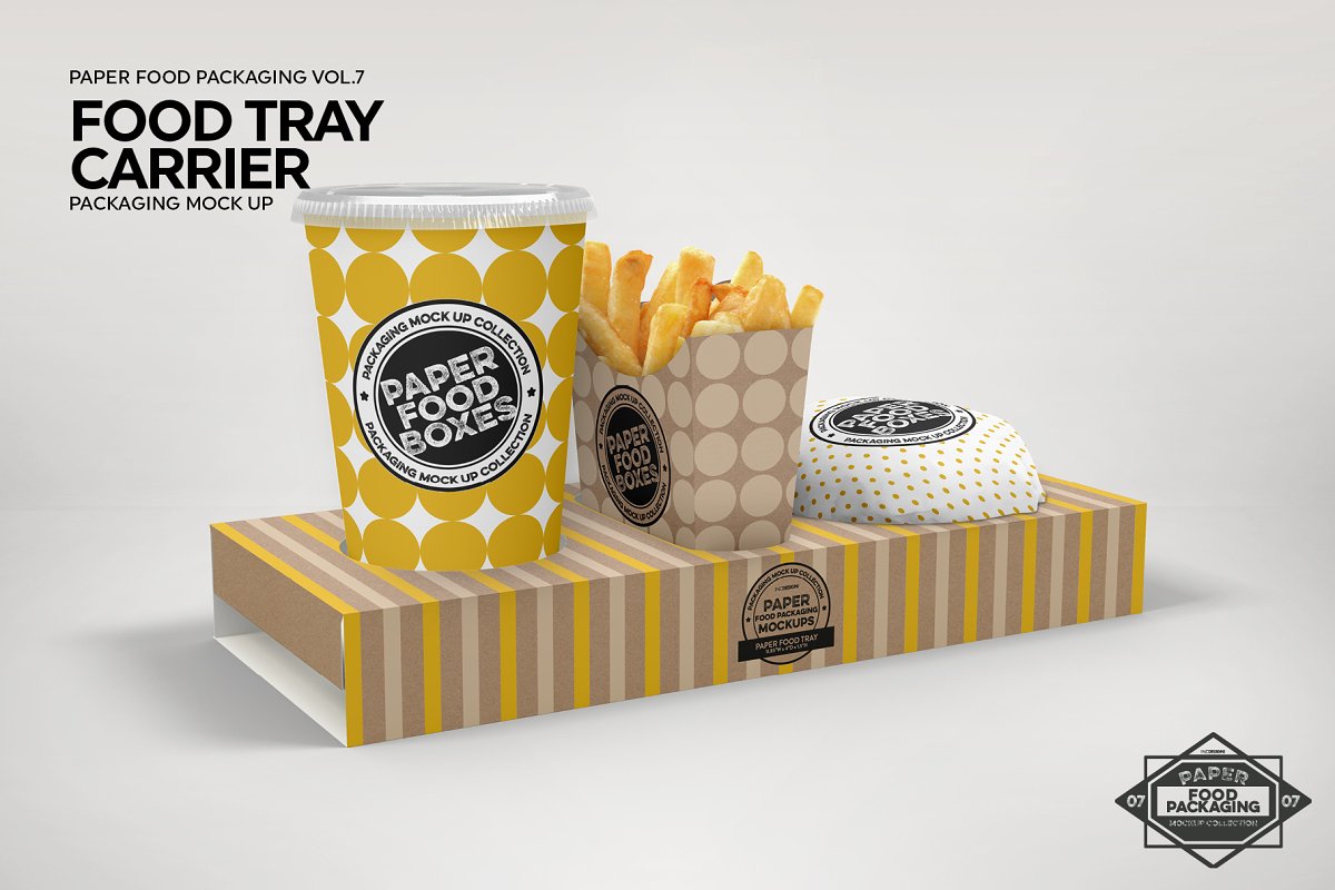 Download 40+ Fast Food Packaging Mockup Templates | Decolore.Net