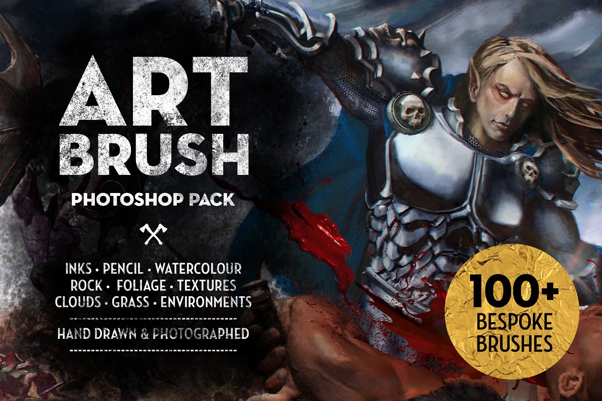 A photoshop art brush set