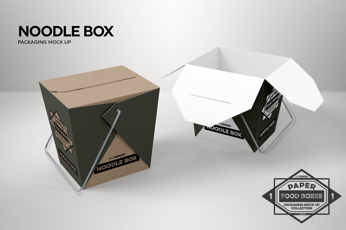 Download Free Noodle Box Mockup Free Download Mockup PSD Mockup Template
