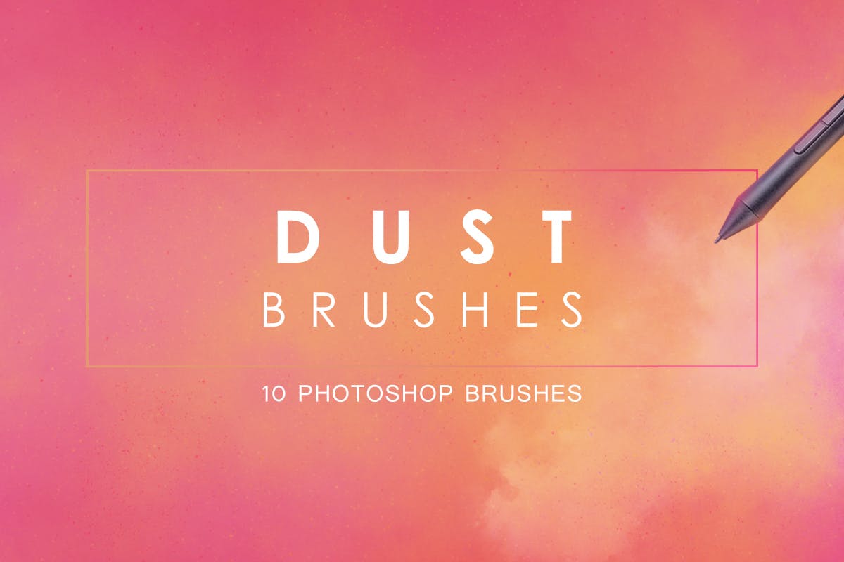 A set of dust brushes for photoshop