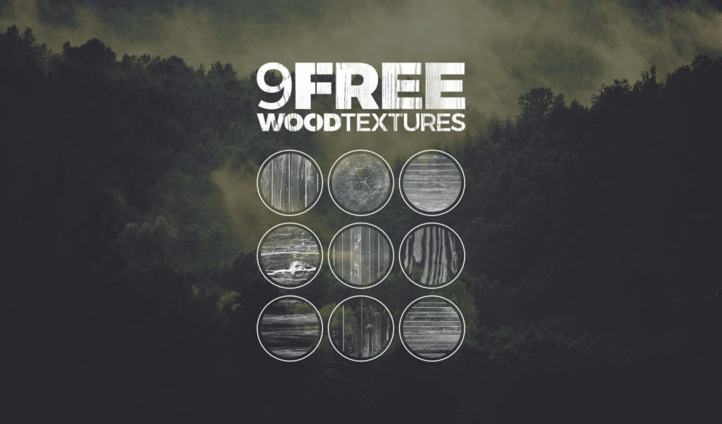 Nine free wood texture set