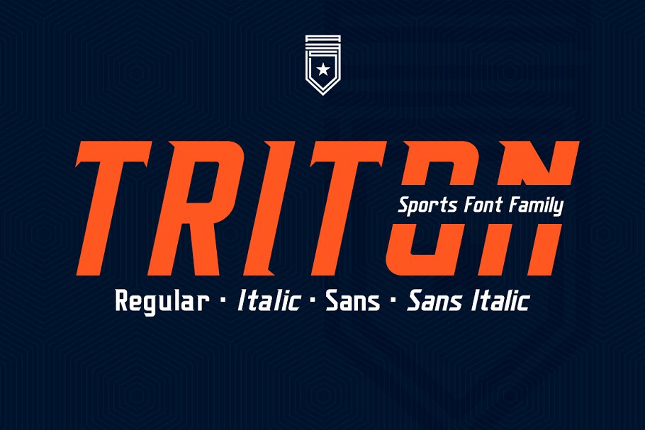 A sports fonts family