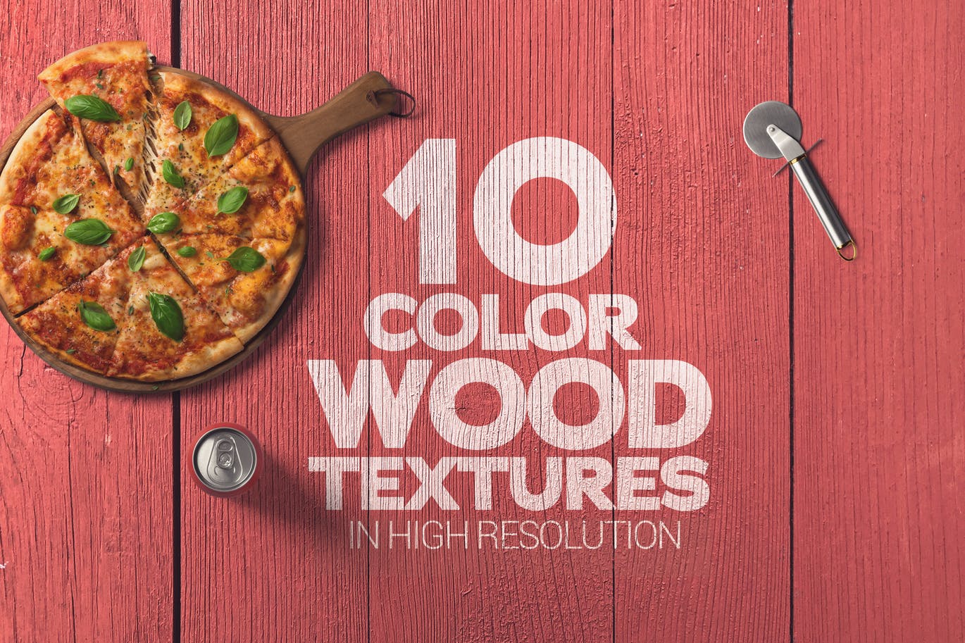 Ten color style wood textures