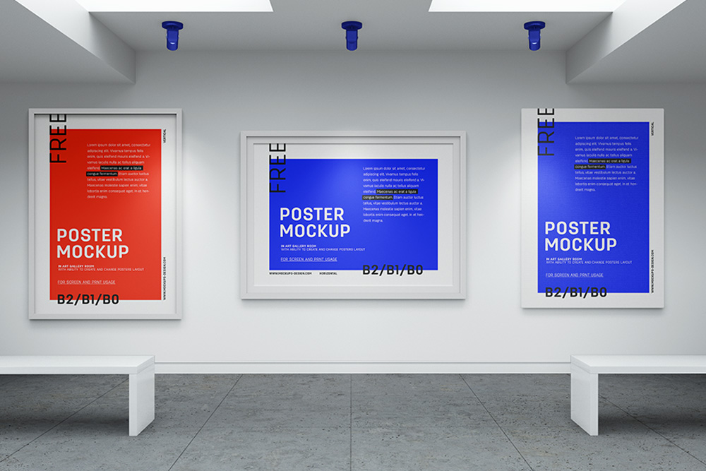 Roll Up Mockup Banner Free Psd