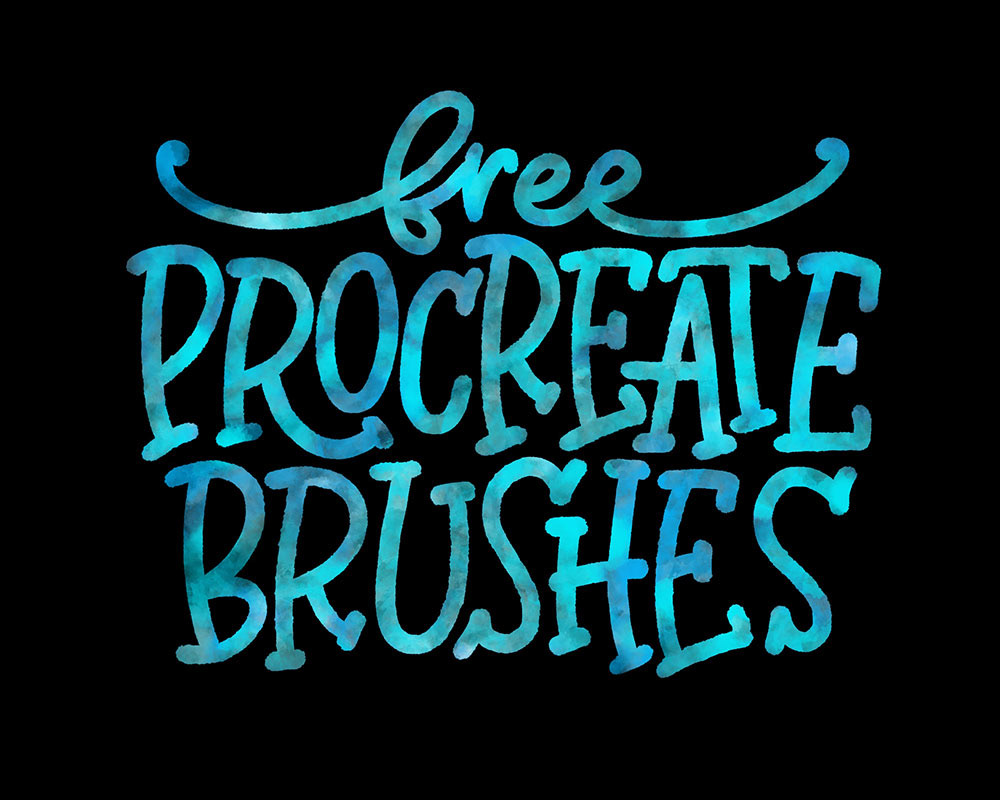 A basic free procreate brushes