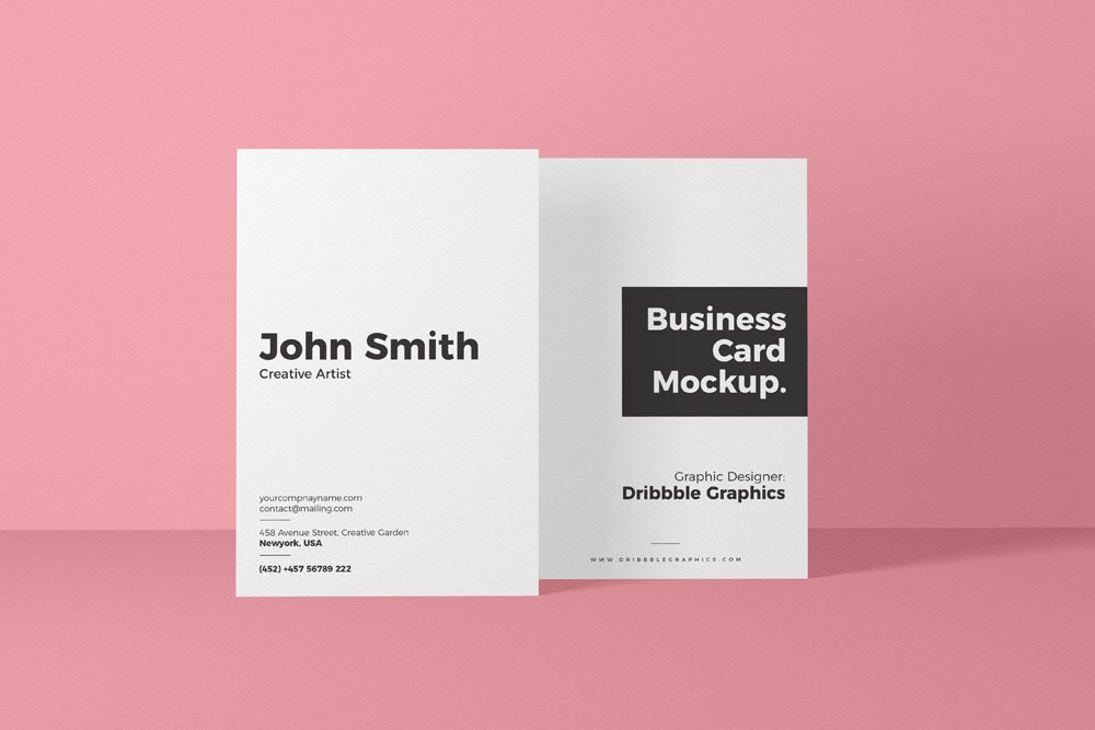 Vertical free business card