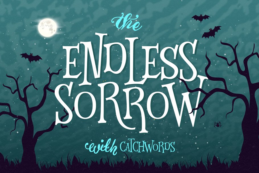 Endless Sorrow halloween font