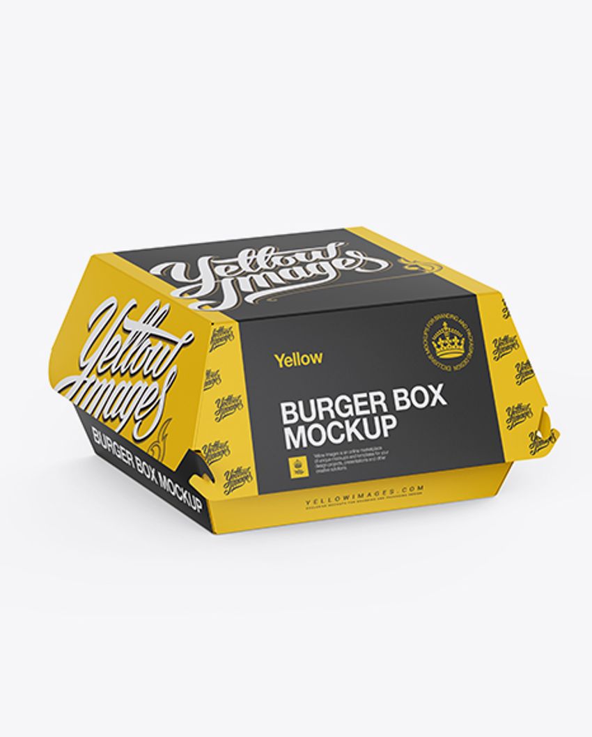 Free Burger Box Packaging Mockup Psd Good Mockups