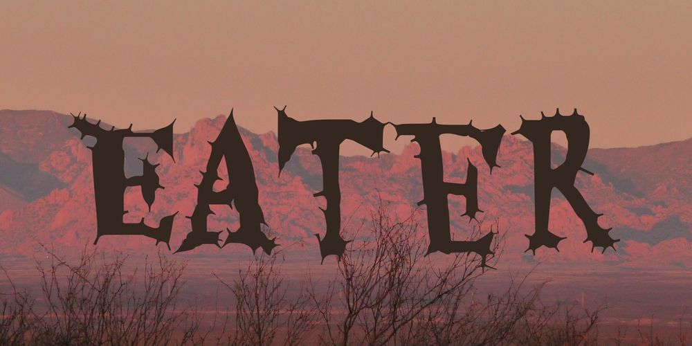 Free Eater halloween fantasy font