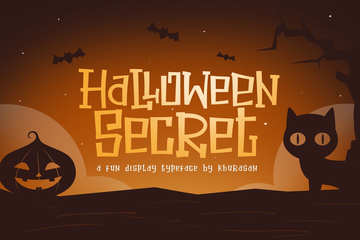 A fun display typeface for halloween