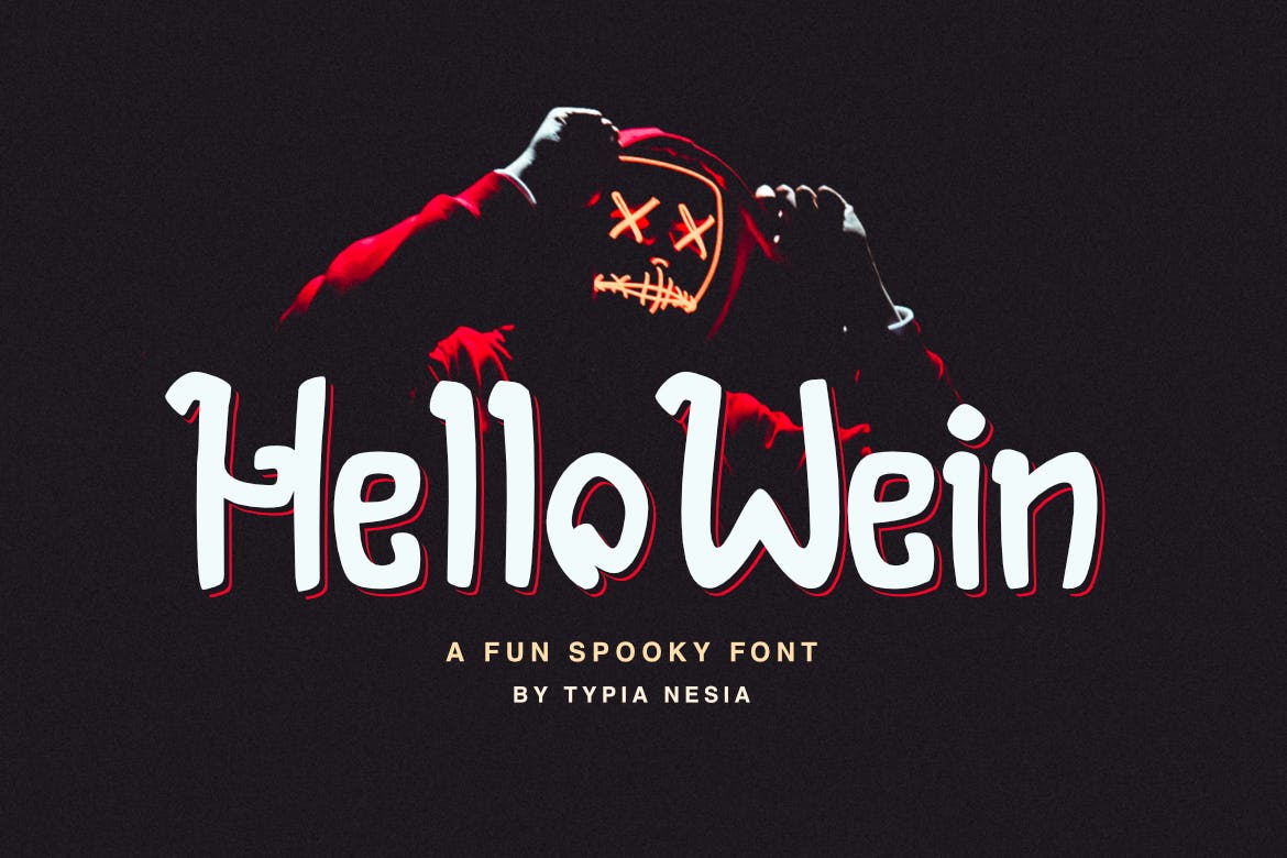 Hello Wein a fun spooky font