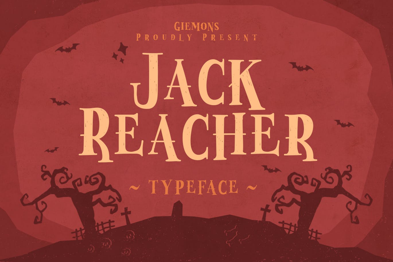 Jack Reacher typeface for halloween