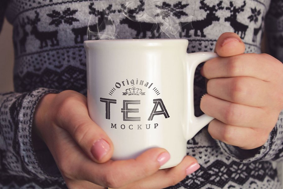 40 Mockups de Caneca e Copo de Papel Grátis 48 Cup of Tea Mock up 40 Mockups de Caneca e Copo de Papel Grátis