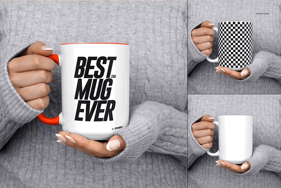 Mug Mockup Set 15oz Many Views 40 Mockups de Caneca e Copo de Papel Grátis