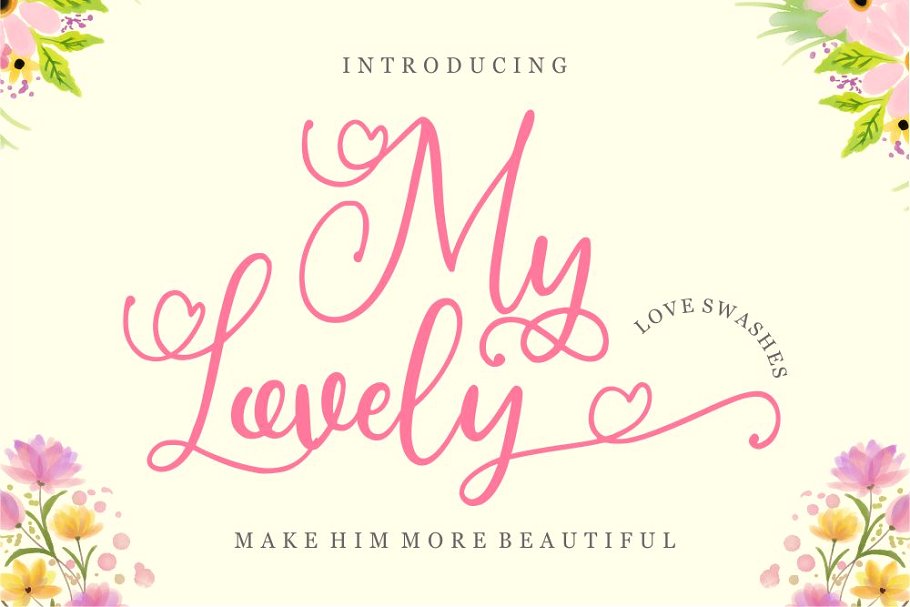A beautiful script font