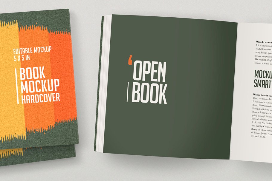 Download Open-Hardcover-Book-Mockup | Decolore.Net