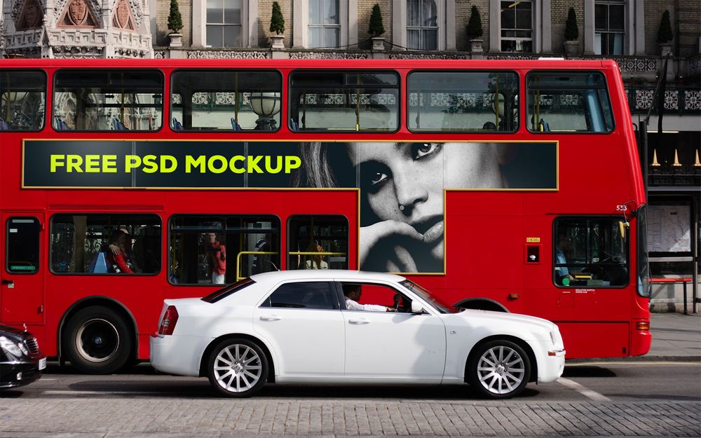 Download Free 25 Impressive Bus Advertising Psd Mockup Templates Decolore Net PSD Mockups.