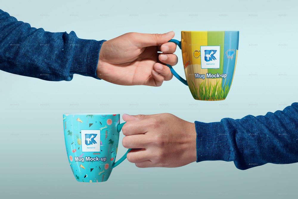 mug cup mockup 40 Mockups de Caneca e Copo de Papel Grátis