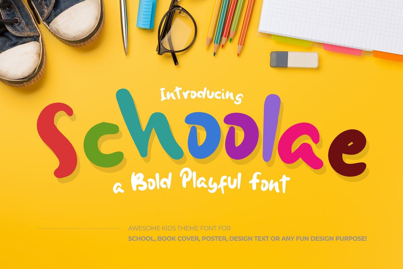 A bold playful font