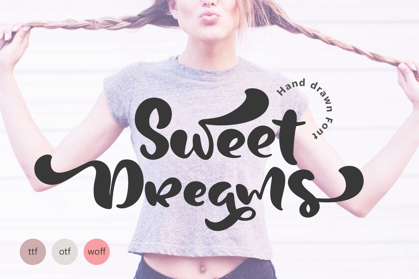 A sweet hand drawn font