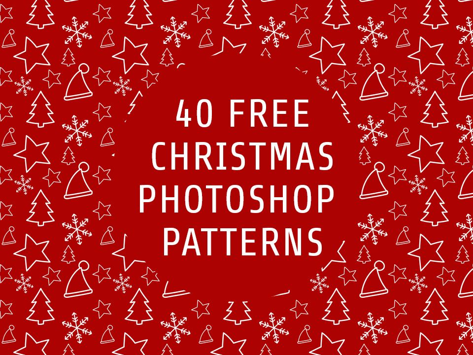 Free photoshop christmas patterns