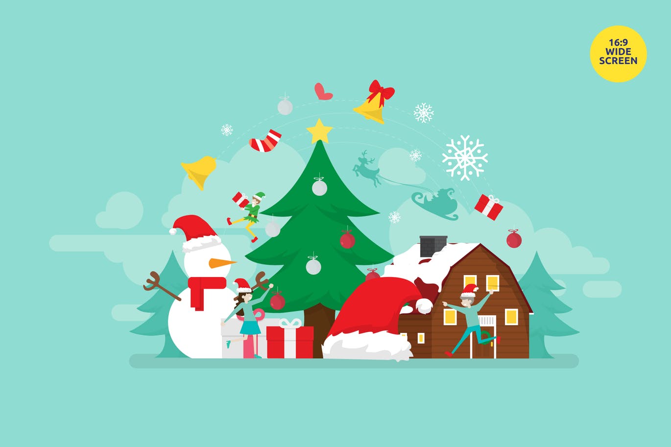 30 Magnificent Christmas Illustrations Decolore Net