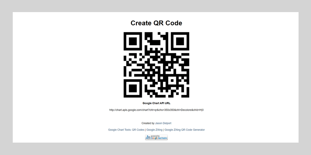 A simple qr code generator