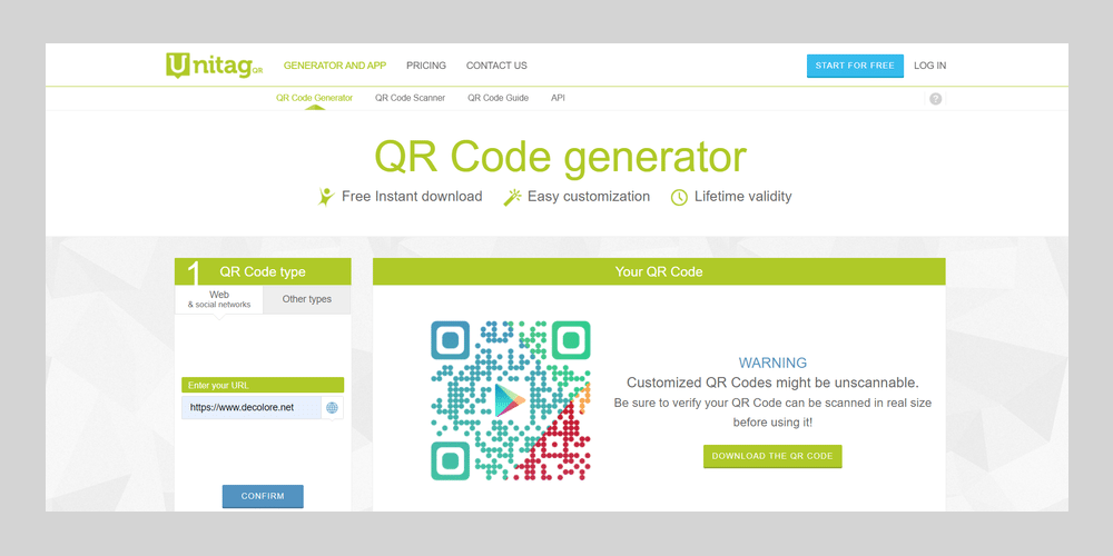 A qr code generator