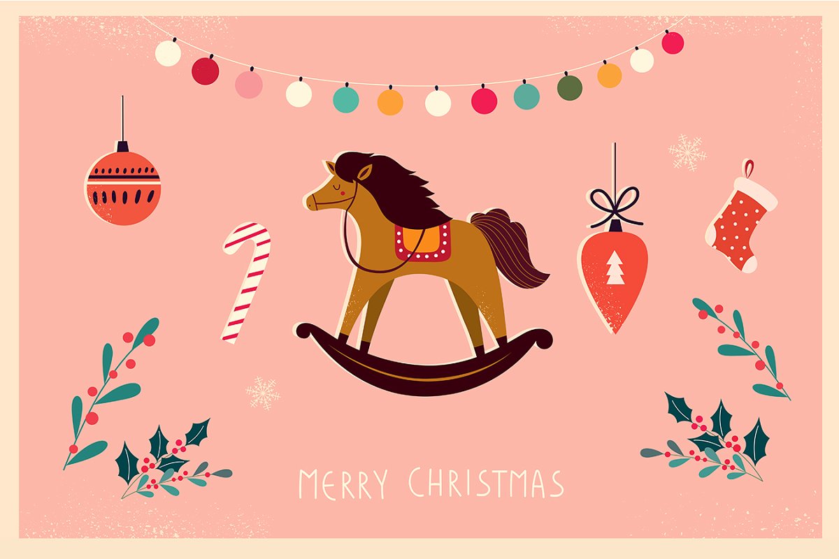 A stylish christmas graphics