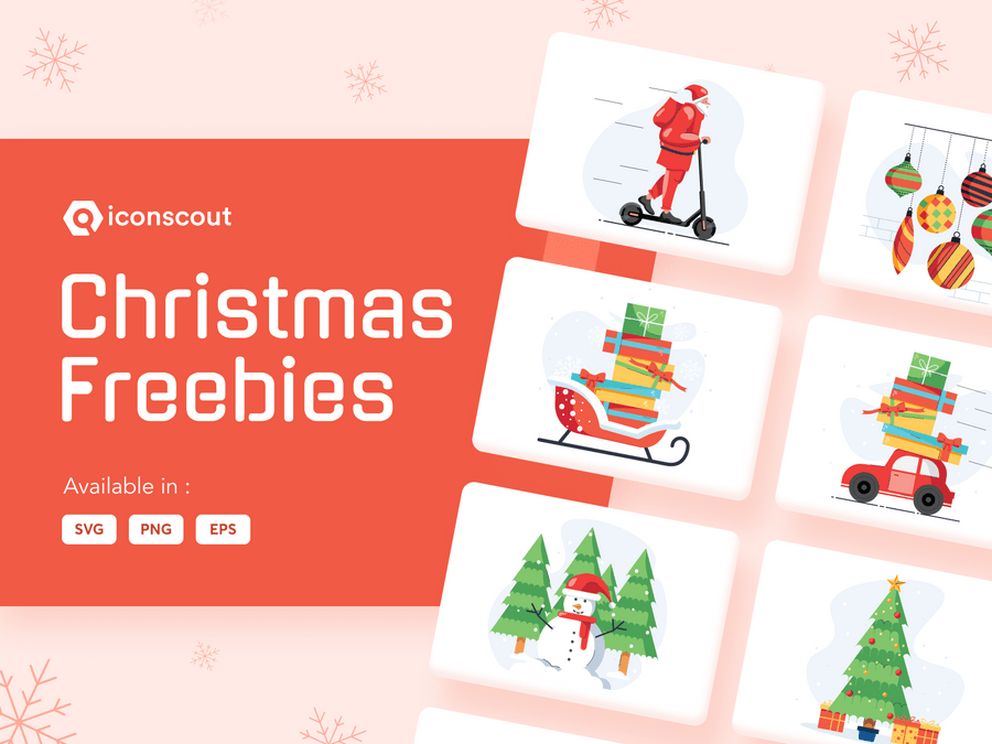 Christmas freebies from iconsout