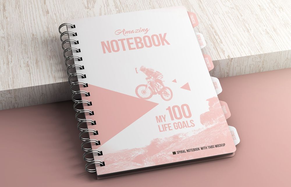 Download 40 Charming Spiral Notebook Mockup Templates Decolore Net