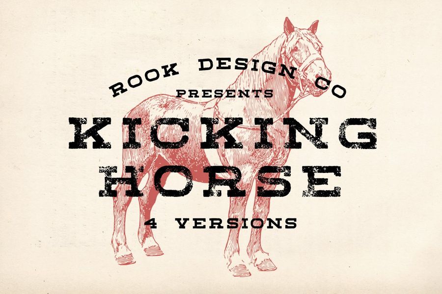 A wintage western style typeface