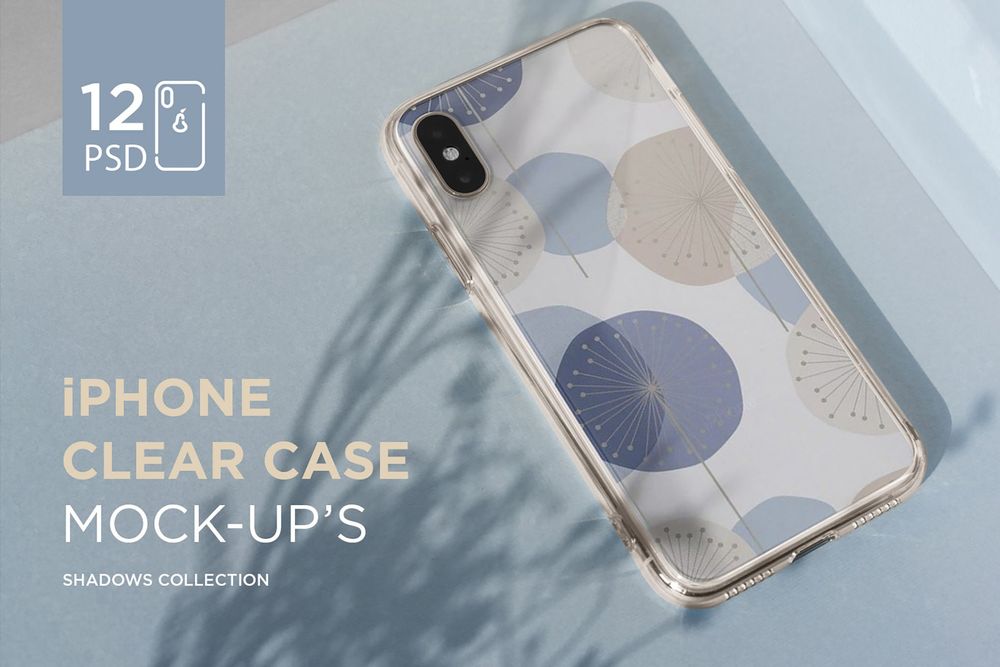 Clear iPhone Case Mockups