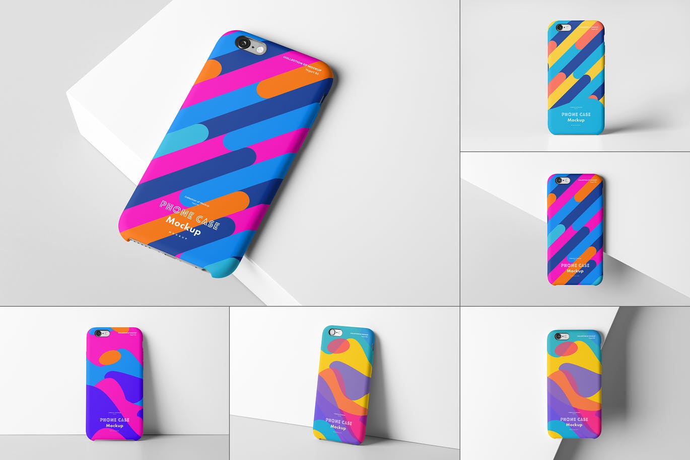 A Set of Phone Case Mockup