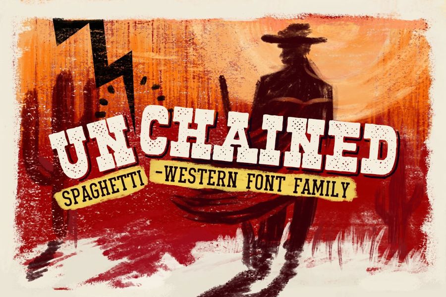 A free western font family