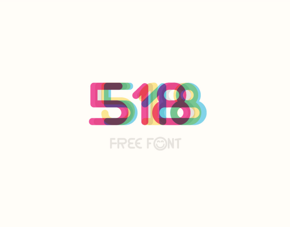 A free color svg font