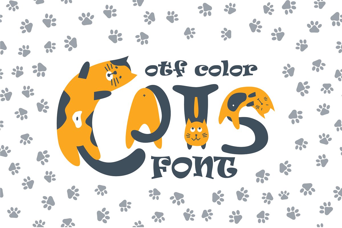 An OTF color font