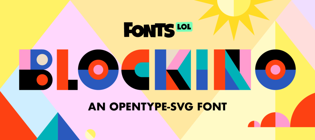 A free open-type svg font