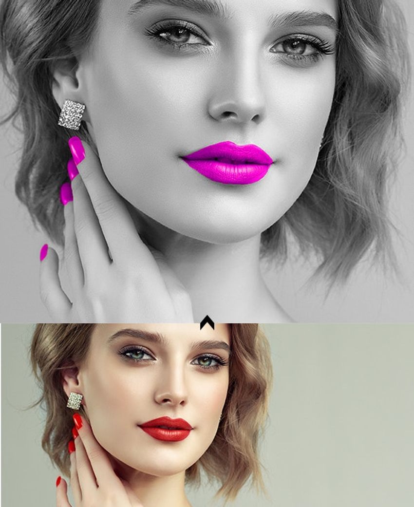 A selective color photoshop action