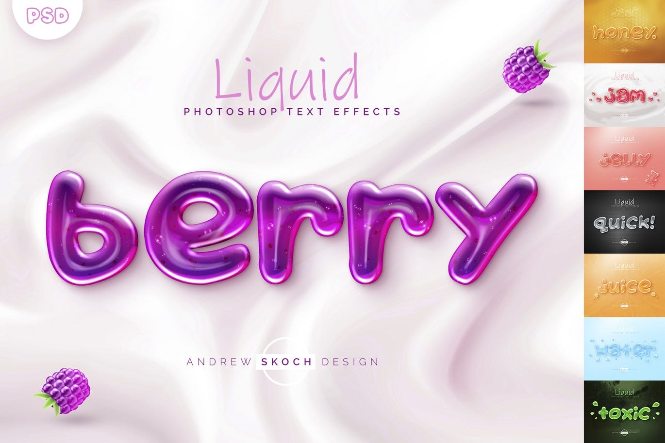 A liquid tasty text effect for photoshop